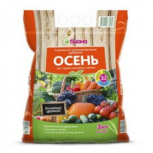 Осень 3 кг. комплексное удобрение Биомастер