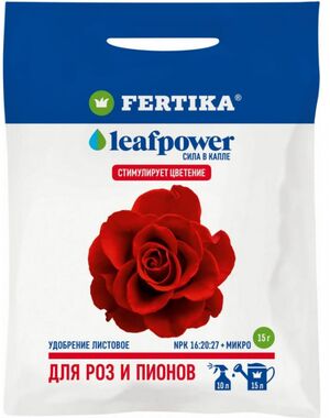 Удобрение Fertika Leaf POWER для роз и пионов Фертика