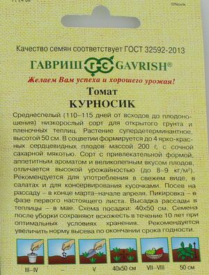 Томат Курносик серия От Автора Гавриш описание