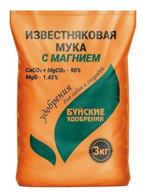 Мука Известняковая (Доломитовая) с магнием для раскисления почв Буйские Удобрения