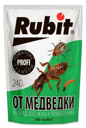 Рофатокс гранулы от медведки, колорадского жука и проволочника Rubit