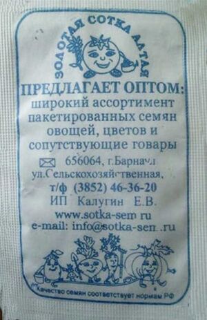 Сальвия Скарлетт Золотая Сотка Алтая
