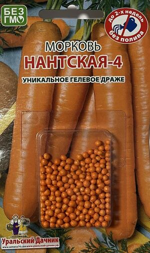 Морковь Нантская-4  Уральский Дачник