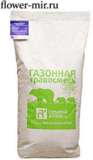 Газонная трава Сибирь Грин 20 кг. Семена Алтая