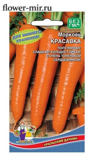 Морковь Красавка Уральский Дачник