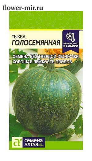 Тыква Голосемянная Семена Алтая