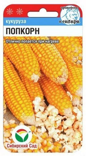Кукуруза Поп Корн Сибирский Сад