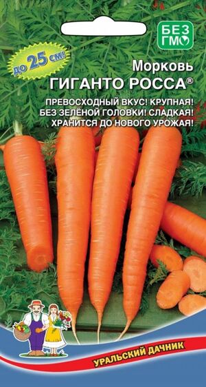 Морковь Гиганто Росса   Уральский Дачник