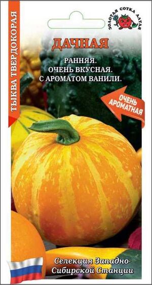 Тыква Дачная Золотая Сотка Алтая