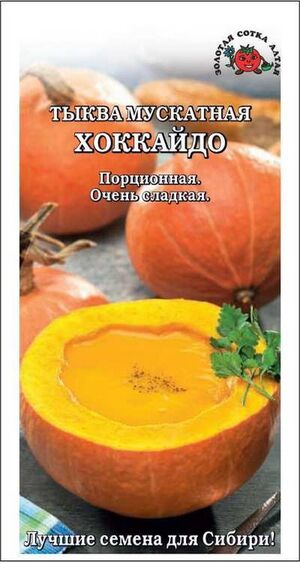 Тыква Хоккайдо Золотая Сотка Алтая