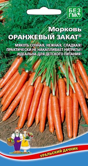 Морковь Оранжевый закат Уральский Дачник