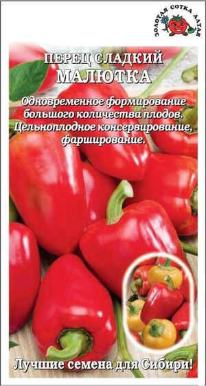 Перец Малютка Золотая Сотка Алтая