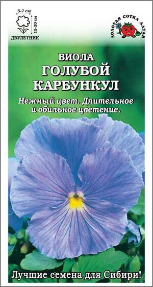 Виола Голубой Карбункул Золотая Сотка Алтая