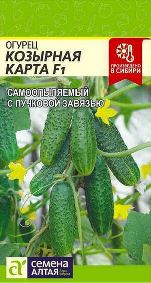 Огурец Козырная Карта F1 Семена Алтая