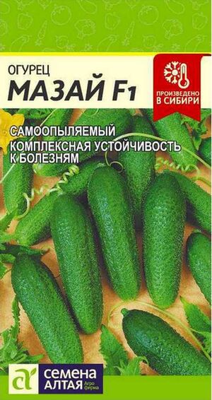 Огурец Мазай F1 Семена Алтая