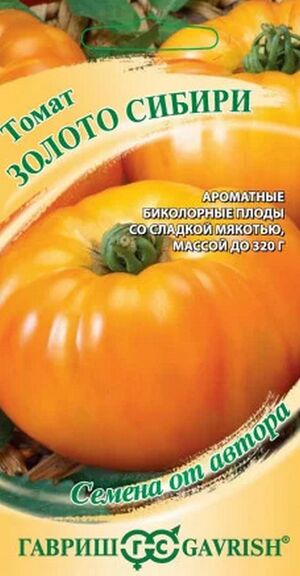 Томат Золото Сибири серия от Автора Гавриш