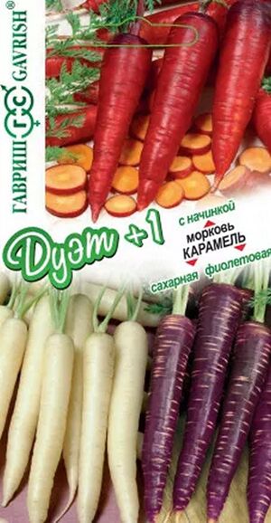 Морковь Карамель фиол. Карамель сах.  Карамель с нач.  Дуэт  Гавриш