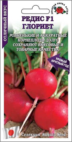 Редис Глориэт F1 Золотая Сотка Алтая