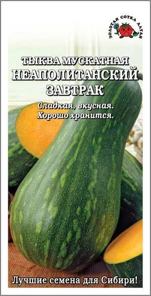Тыква Неаполитанский завтрак Золотая Сотка Алтая