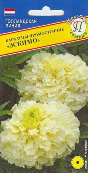 Бархатцы (Тагетес) Эскимо Престиж-Семена