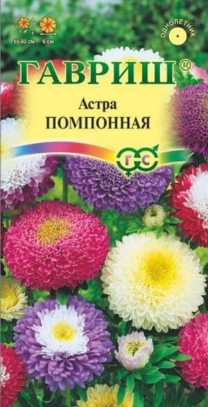 Астра Помпонная однолетняя смесь Гавриш