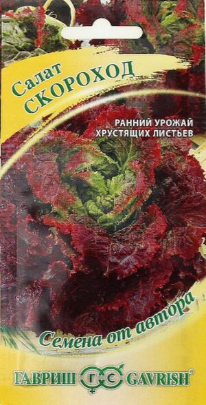 Салат Скороход мини, красный, хрустящий Гавриш