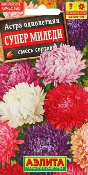 Астра Супер Миледи смесь сортов Аэлита