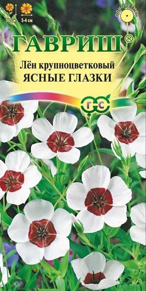 Лён Ясные Глазки крупноцветковый Гавриш
