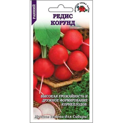 Редис Корунд Золотая Сотка Алтая